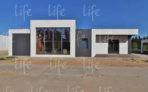 1-этажный коттедж 190 м² без отделки