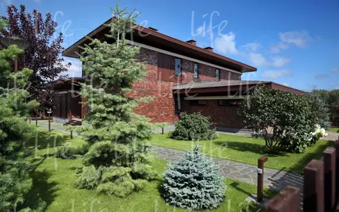 2-этажный коттедж 745 м² с отделкой