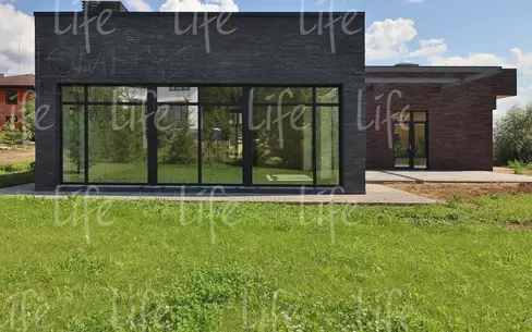 1-этажный коттедж 250 м² без отделки