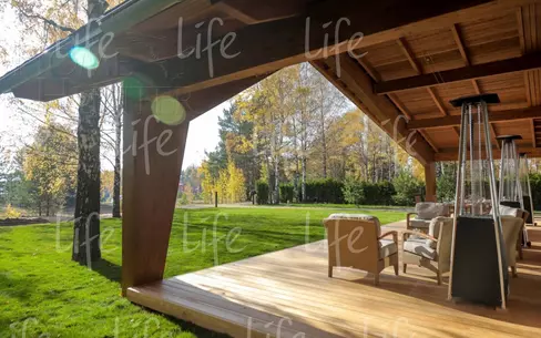 1-этажный коттедж 330 м² с отделкой