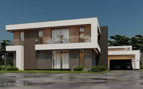 2-этажный коттедж 900 м² без отделки