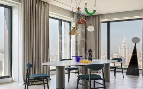 5-КОМН. КВАРТИРА С ОТДЕЛКОЙ 296 М² НА 35 ЭТАЖЕ