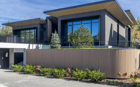 1-этажный коттедж 489 м² без отделки