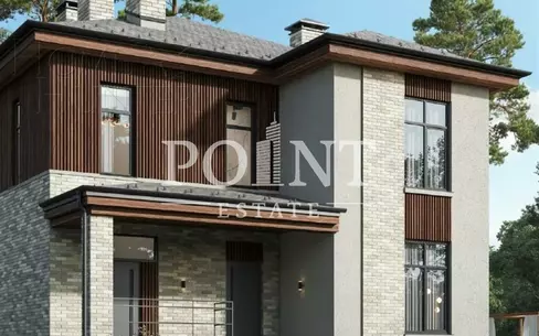 2-этажный коттедж 293.3 м² без отделки