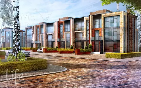 3-этажный таунхаус 277 м² без отделки