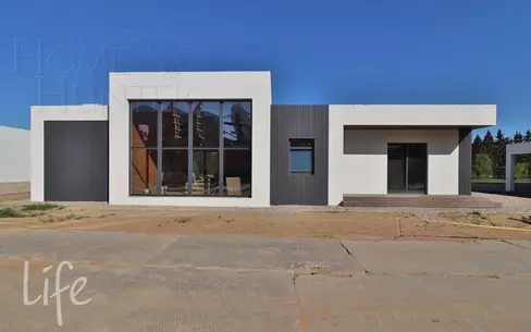 1-этажный коттедж 190 м² без отделки