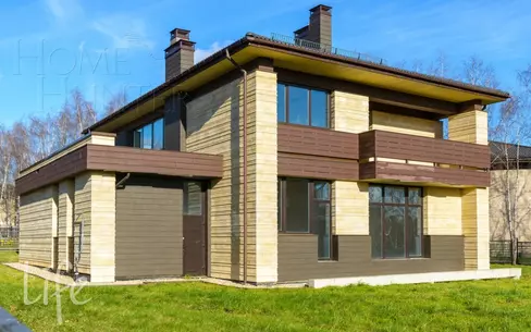 2-этажный коттедж 344 м² без отделки