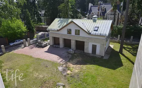 2-этажный коттедж 1 200 м² без отделки