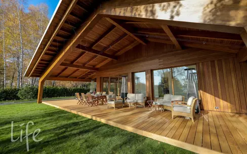 1-этажный коттедж 330 м² с отделкой