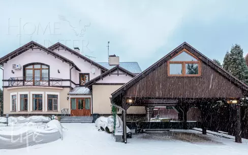 2-этажный коттедж 350 м² с отделкой