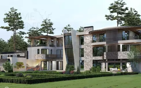 3-этажный коттедж 1 451 м² без отделки