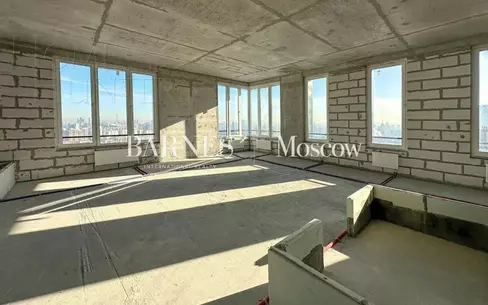 3-КОМН. ПЕНТХАУС БЕЗ ОТДЕЛКИ 84.1 М² НА 41 ЭТАЖЕ