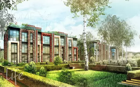 3-этажный таунхаус 277 м² без отделки