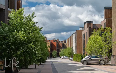 3-этажный таунхаус 240 м² без отделки