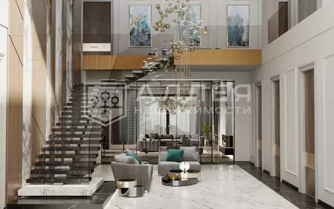 2-этажный коттедж 1 700 м² без отделки