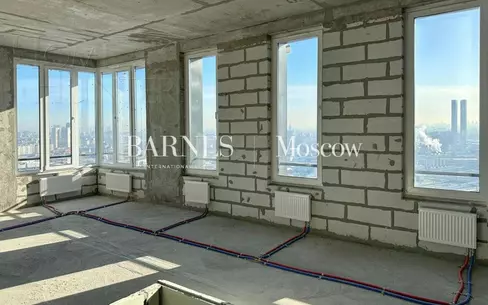 3-КОМН. ПЕНТХАУС БЕЗ ОТДЕЛКИ 84.1 М² НА 41 ЭТАЖЕ