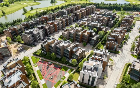 3-этажный таунхаус 238 м² без отделки