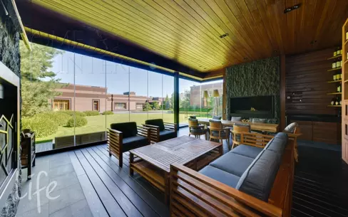 1-этажный коттедж 600 м² с отделкой