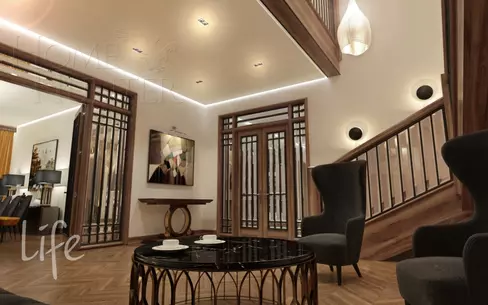 2-этажный коттедж 989.7 м² с отделкой