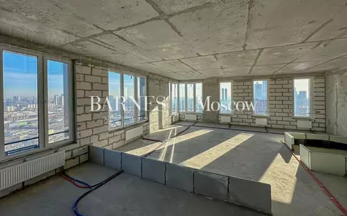 3-КОМН. ПЕНТХАУС БЕЗ ОТДЕЛКИ 84.1 М² НА 41 ЭТАЖЕ