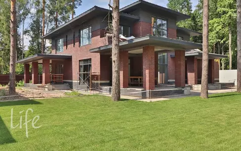 2-этажный коттедж 460 м² без отделки