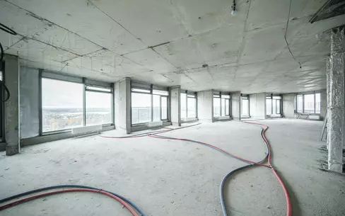 1-КОМН. АПАРТАМЕНТЫ БЕЗ ОТДЕЛКИ 406.6 М² НА 9 ЭТАЖЕ