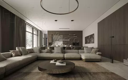 КОТТЕДЖ 454 м² с отделкой