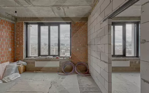 2-КОМН. АПАРТАМЕНТЫ БЕЗ ОТДЕЛКИ 50.3 М² НА 11 ЭТАЖЕ