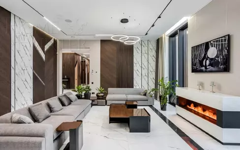 2-этажный коттедж 1 111 м² с отделкой