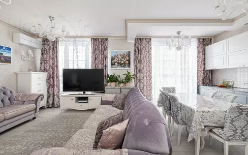 4-КОМН. КВАРТИРА С ОТДЕЛКОЙ 126.4 М² НА 10 ЭТАЖЕ