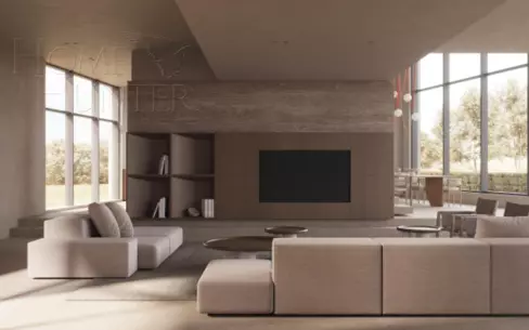 3-этажный коттедж 830 м² без отделки