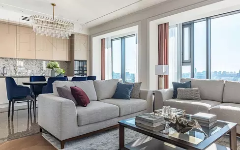 4-КОМН. КВАРТИРА С ОТДЕЛКОЙ 143 М² НА 18 ЭТАЖЕ