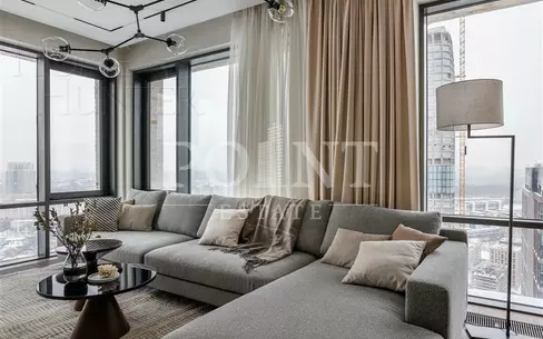 4-КОМН. КВАРТИРА С ОТДЕЛКОЙ 141.2 М² НА 39 ЭТАЖЕ