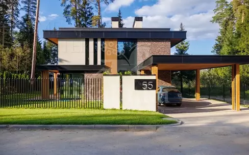 2-этажный коттедж 368.6 м² без отделки