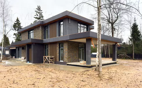 2-этажный коттедж 360 м² без отделки