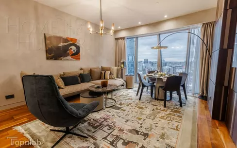 2-КОМН. АПАРТАМЕНТЫ С ОТДЕЛКОЙ 95.4 М² НА 30 ЭТАЖЕ