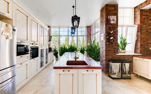 2-этажный коттедж 325 м² с отделкой