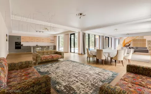 2-этажный коттедж 500 м² с отделкой