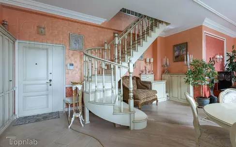 2-УРОВНЕВАЯ КВАРТИРА С ОТДЕЛКОЙ 129.3 М² НА 7 ЭТАЖЕ