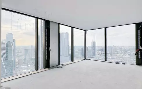 2-КОМН. АПАРТАМЕНТЫ БЕЗ ОТДЕЛКИ 68 М² НА 55 ЭТАЖЕ