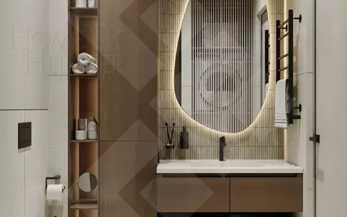 2-КОМН. КВАРТИРА С ОТДЕЛКОЙ 49.3 М² НА 13 ЭТАЖЕ