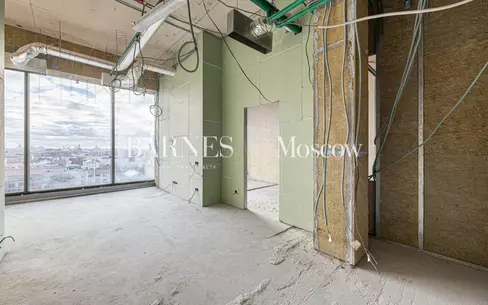 2-КОМН. АПАРТАМЕНТЫ БЕЗ ОТДЕЛКИ 78.6 М² НА 11 ЭТАЖЕ