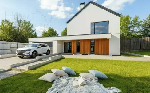 2-этажный коттедж 350 м² без отделки