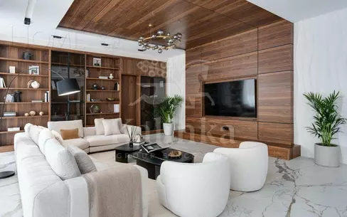 2-этажный коттедж 437.2 м² с отделкой