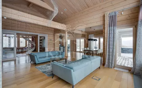 1-этажный коттедж 565 м² с отделкой