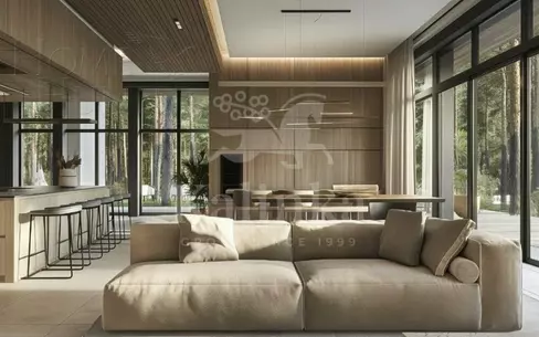 2-этажный коттедж 2 500 м² без отделки