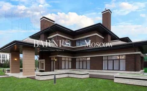 2-этажный коттедж 1 860 м² с отделкой