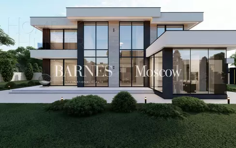 2-этажный коттедж 430 м² без отделки