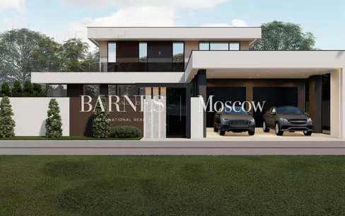 2-этажный коттедж 430 м² без отделки