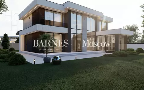 2-этажный коттедж 430 м² без отделки